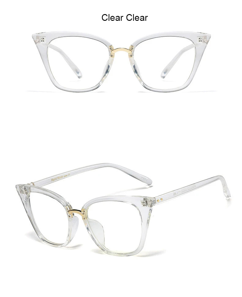 Leopard Blue Light Filter Prescription Glasses for Women