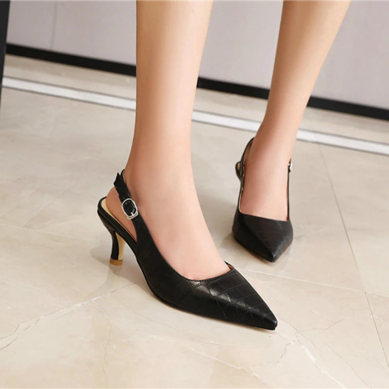 Summer Point Toe Thin Heel Sandals