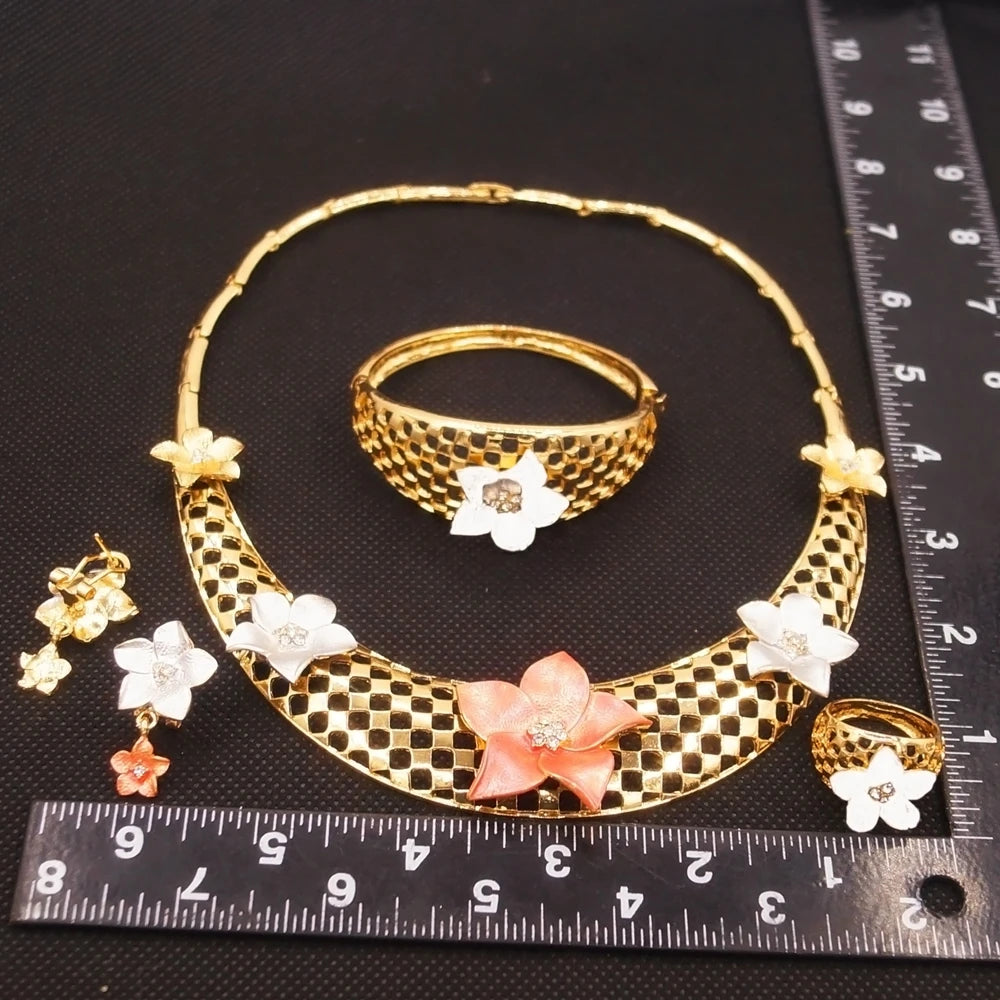 Marcasite And Rhinestone Jewelry Set