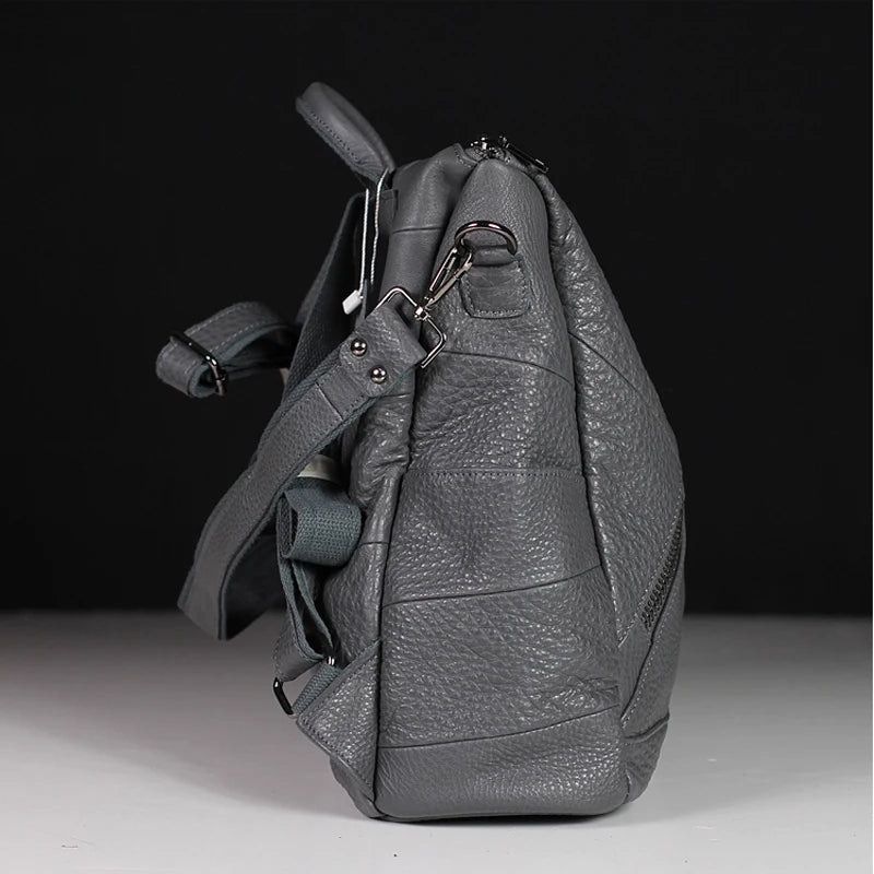 Genuine Leather Everyday Travel Backpack For Women