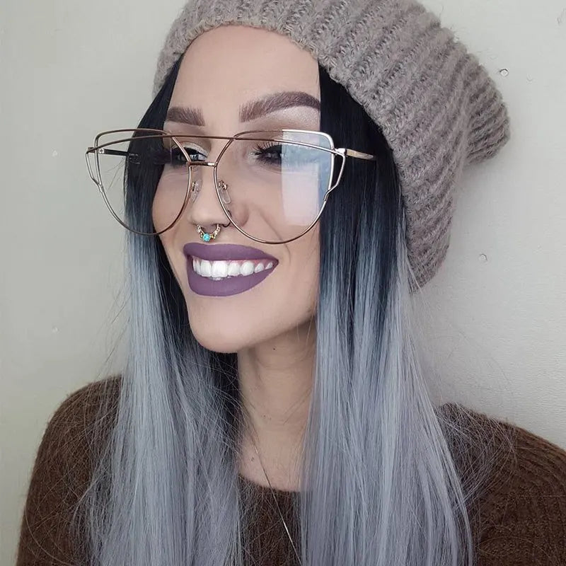 Cat Eye Anti Blue Light Prescription Glasses for Women