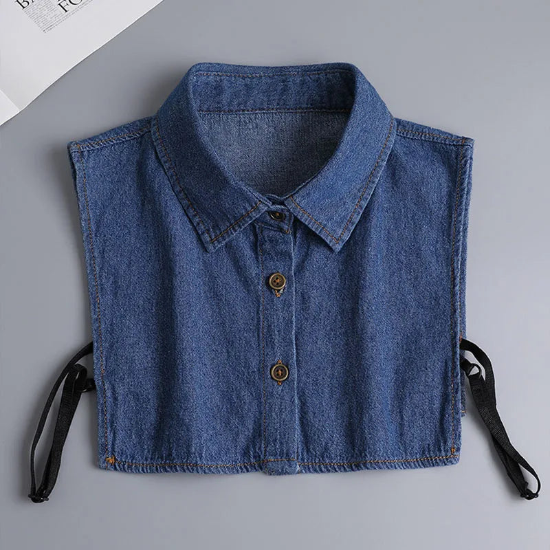 White Fake Collar Shirt Women Shawl Detachable Shirt Collar Lace False Collar Lapel Blouse Women Clothes Accessories Faux Col