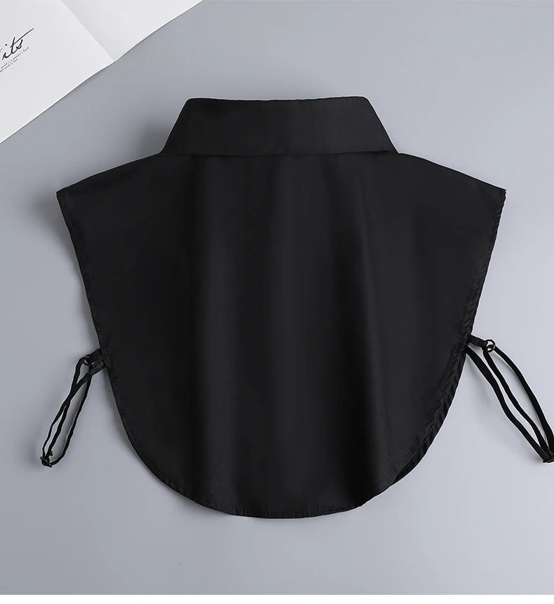 White Fake Collar Shirt Women Shawl Detachable Shirt Collar Lace False Collar Lapel Blouse Women Clothes Accessories Faux Col