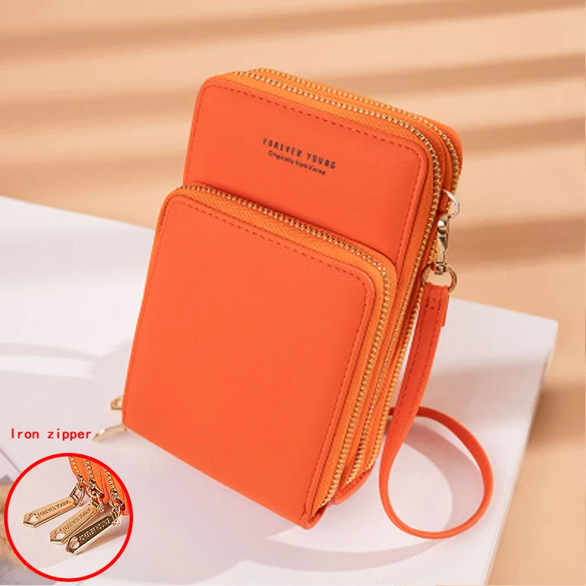 Colorful Phone Bag With Card Holder For Women Daily Use