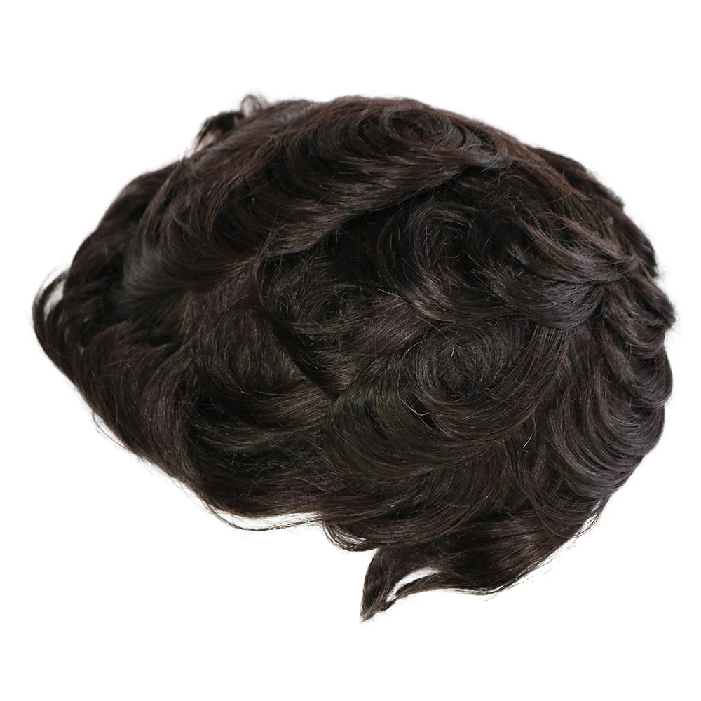 Natural Hairline Human Hair Skin Base Toupee for Women