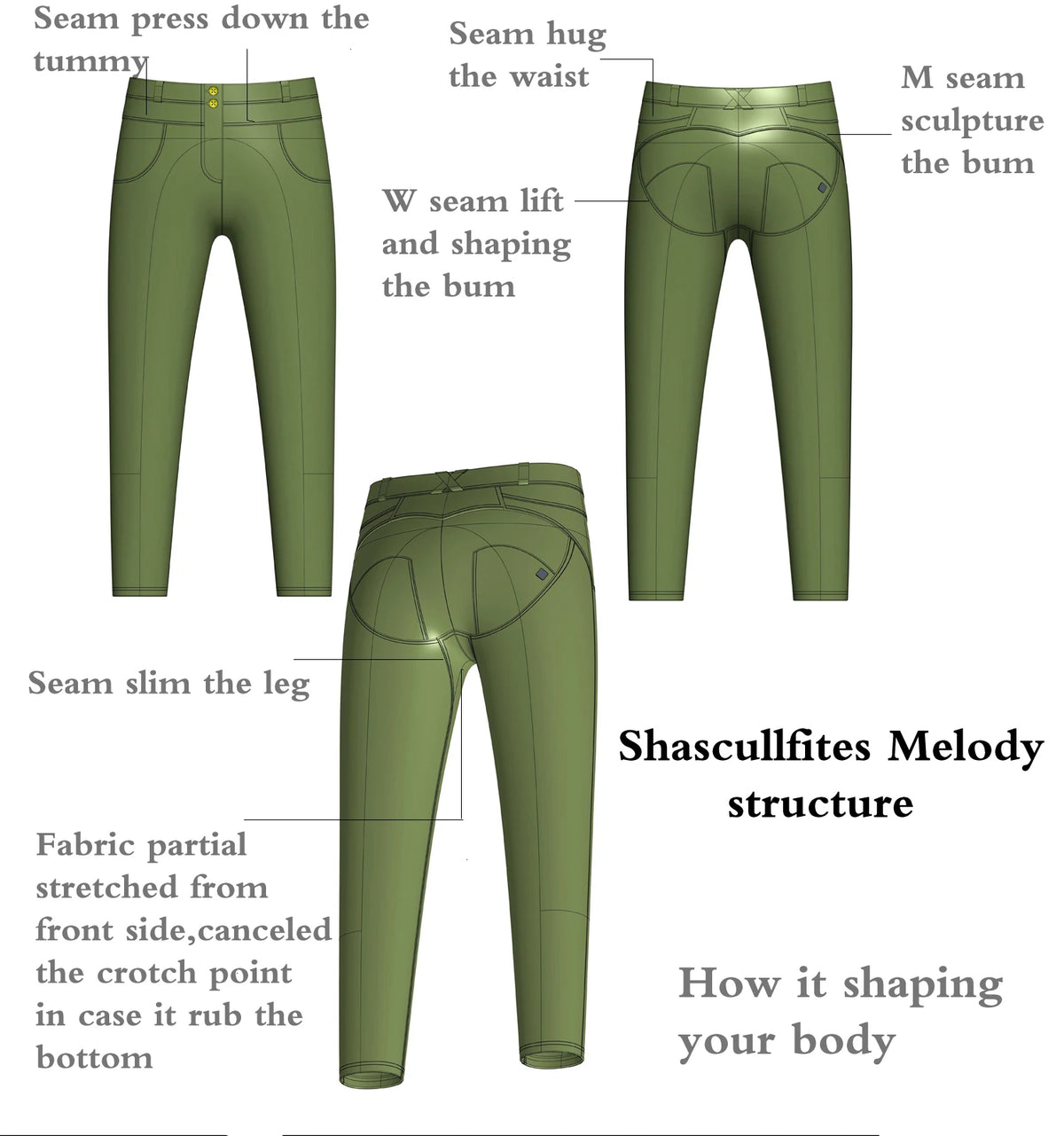 Shiny Faux Leather Booty Lifting Leggings for Women