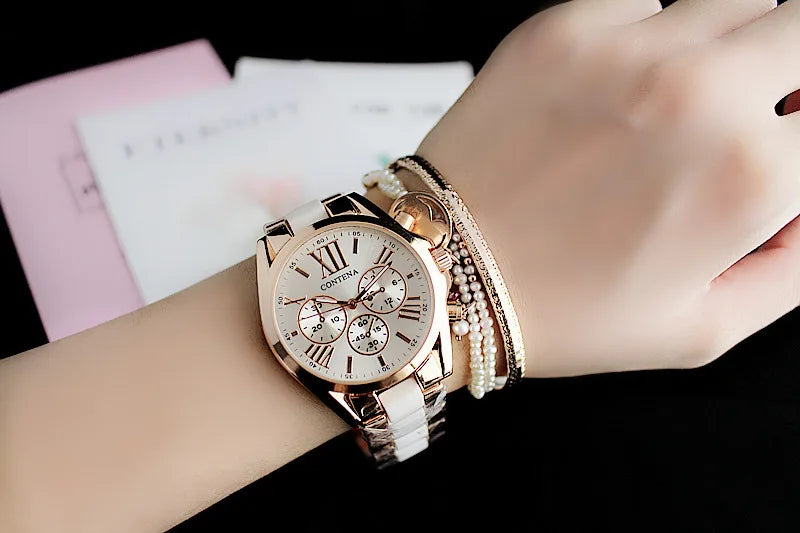 Stainless Steel Women's Dress Watch