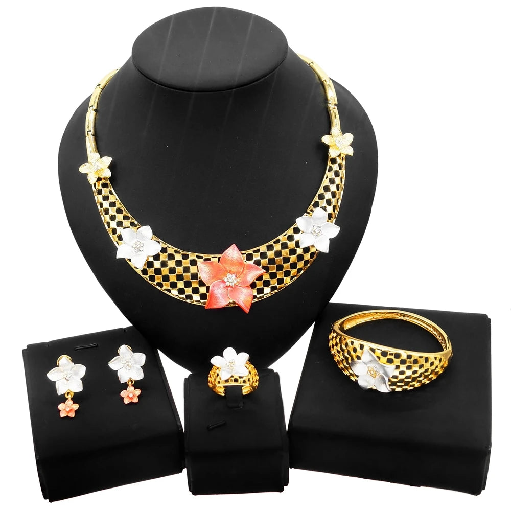 Marcasite And Rhinestone Jewelry Set