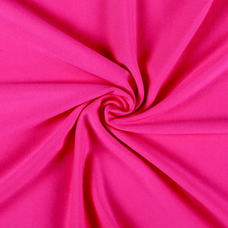 Neon Pink Sleeveless Party Bodycon Mini Dress for Women