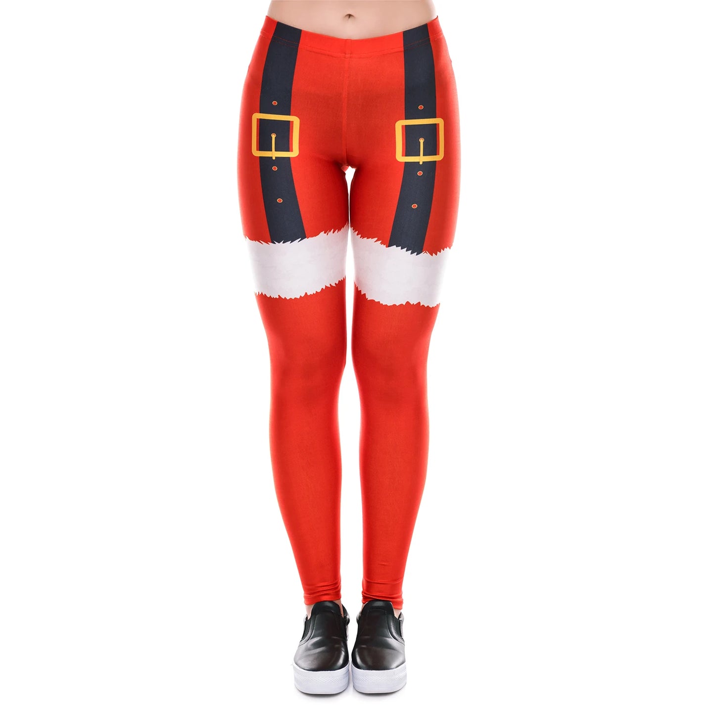 Warm Cozy Festive Christmas Knit Leggings for Women
