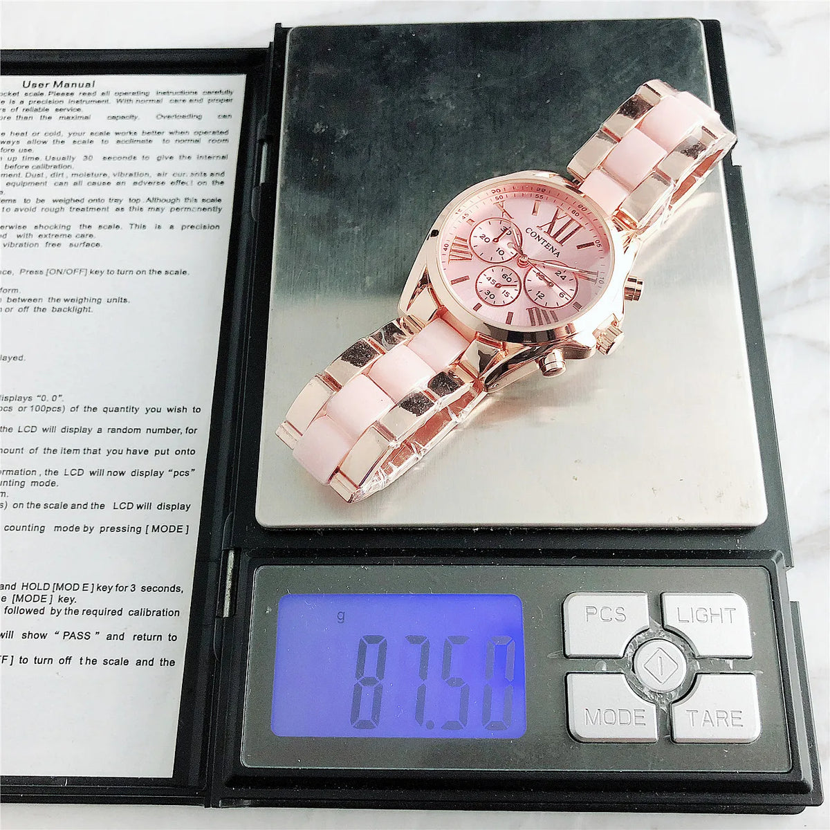 Rose Gold Stainless Steel Women's Watch