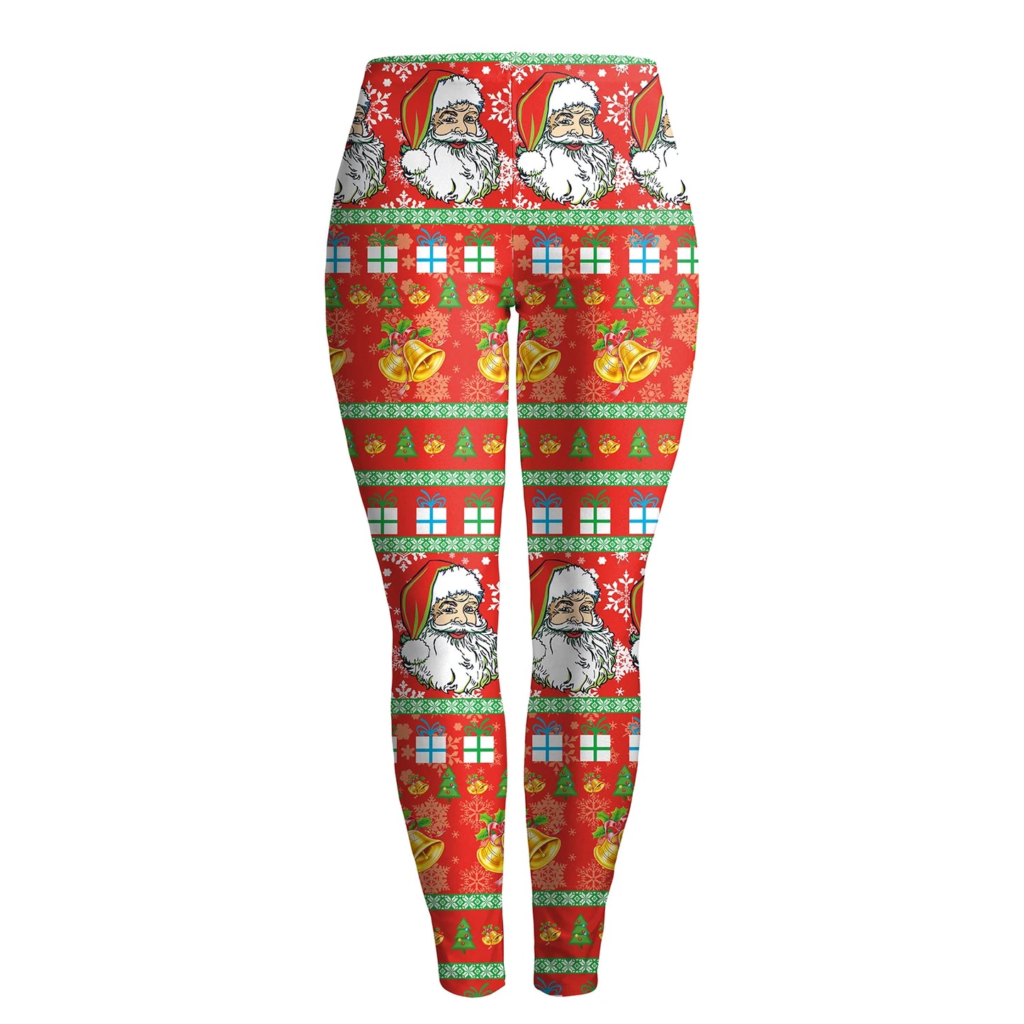 Warm Cozy Festive Christmas Knit Leggings for Women