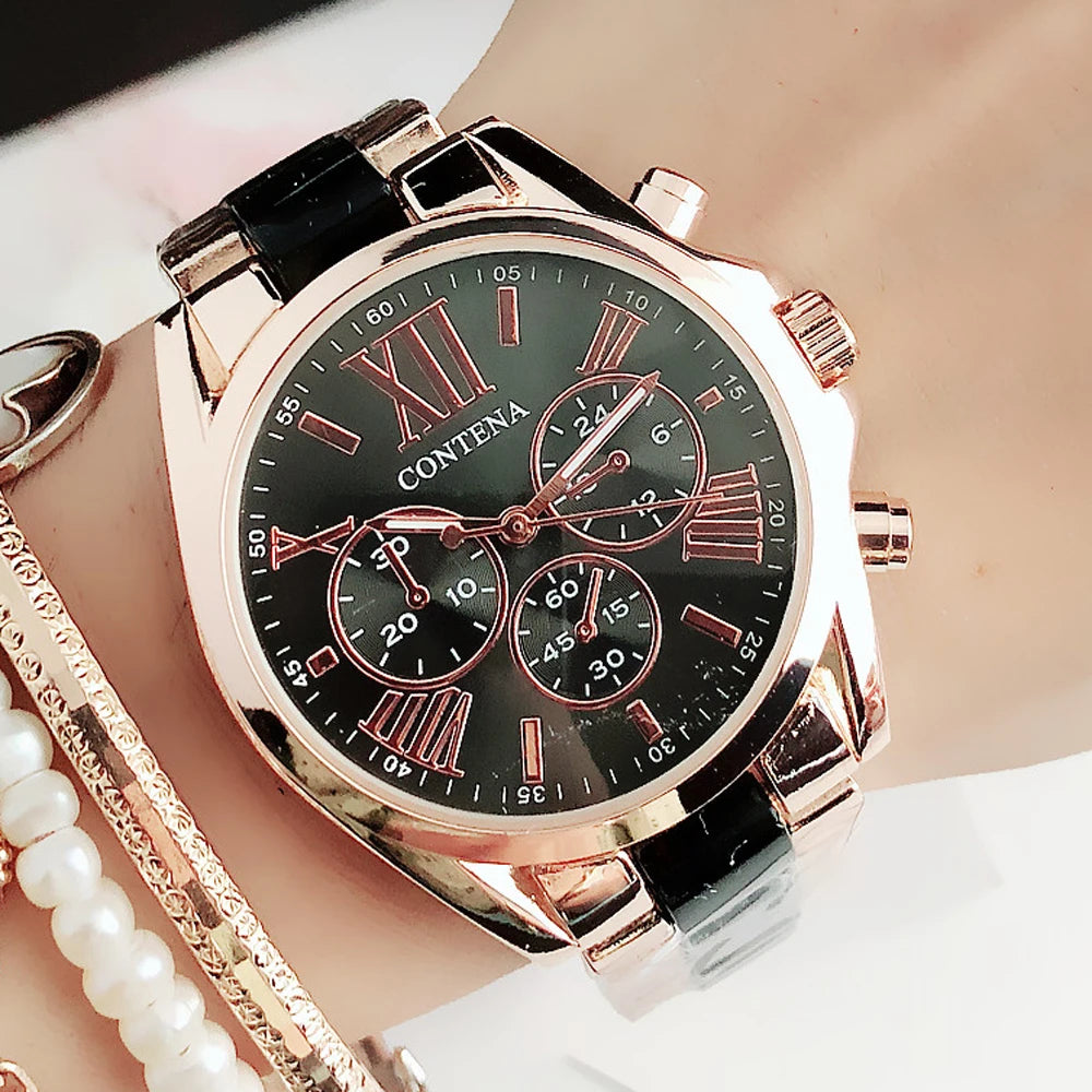 Stainless Steel Women's Dress Watch