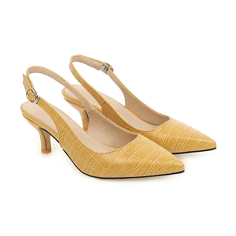 Summer Point Toe Thin Heel Sandals