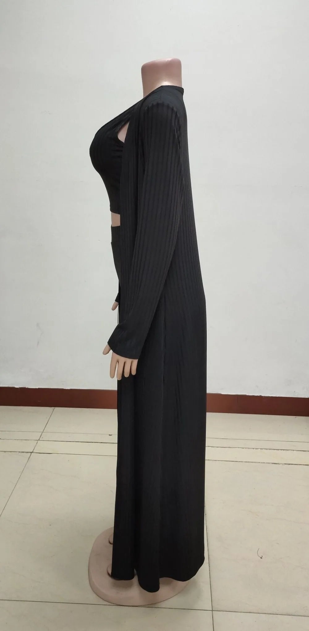 Slim Knit Three Piece Summer Lounge Outfit Set for Women