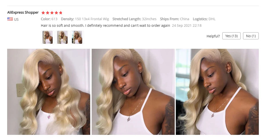 Lace Front Body Wave Brazilian Human Hair Wig for Women