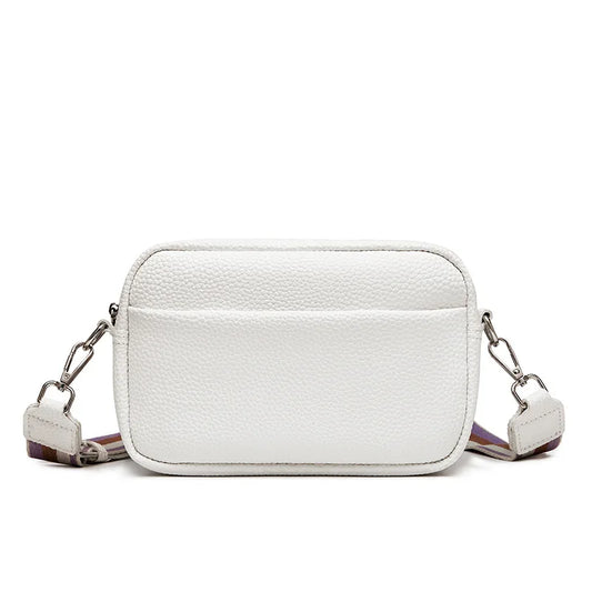 Wholesale Trendy and Fashionable Women's Single Shoulder Crossbody Bags Solid Color Zipper Closure PU Backpacks