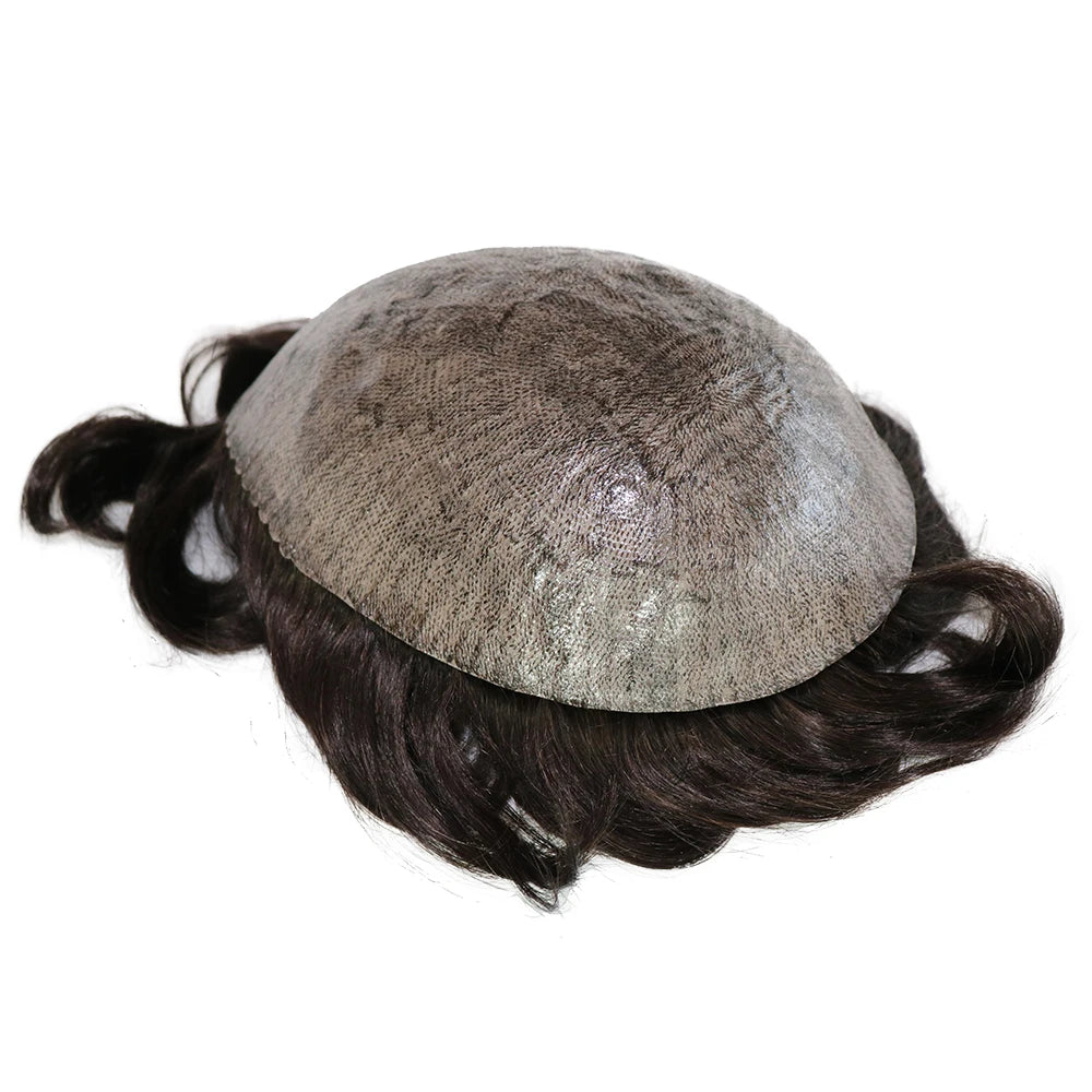 Natural Hairline Human Hair Skin Base Toupee for Women