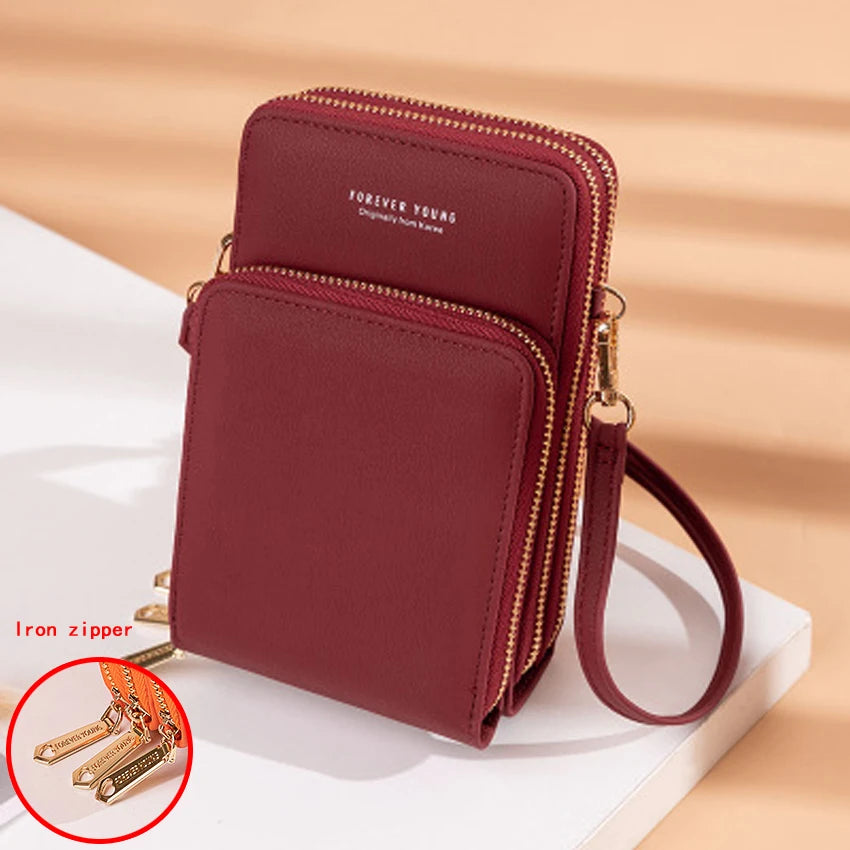 Colorful Phone Bag With Card Holder For Women Daily Use