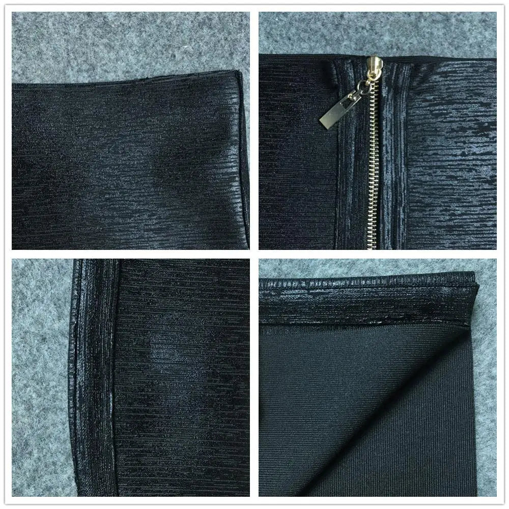 Bandage Knit Mini Skirt