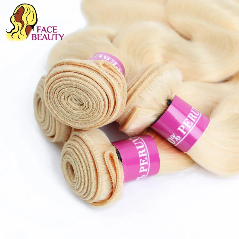 Peruvian Body Wave Remy Hair Weave Bundles for Women