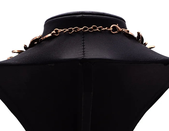 Vintage Statement Metal Collar Choker Necklace for Women