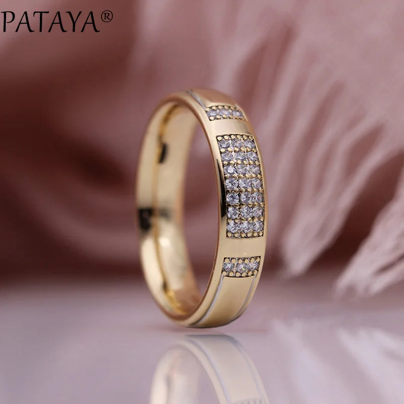 Rose Gold Tone Cubic Zirconia Ring
