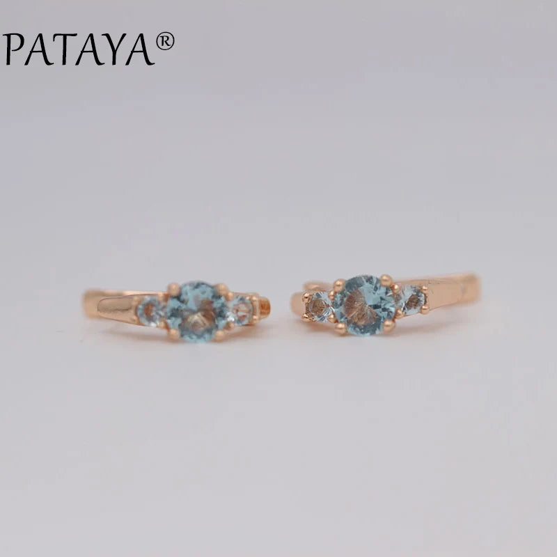 Green Cubic Zirconia Drop Earrings
