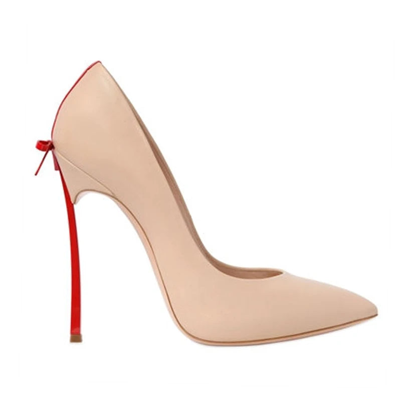 Chic Bow Tie Pointed Toe Pumps