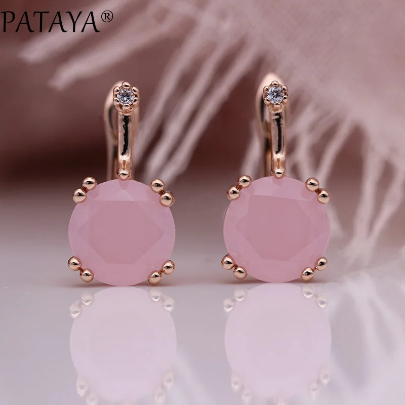 Blue Cubic Zirconia Drop Earrings