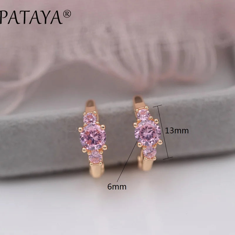 Green Cubic Zirconia Drop Earrings