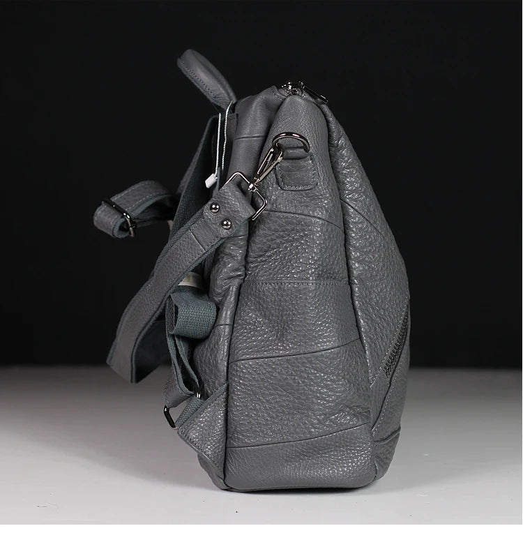 Genuine Leather Everyday Travel Backpack For Women