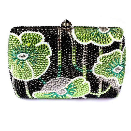Luxury Rhinestone Women Evening Clutch Bags Flower Fashion PLAIN Clutches Rhinestone Crystal Clutch Bag for Female Hangbag bag