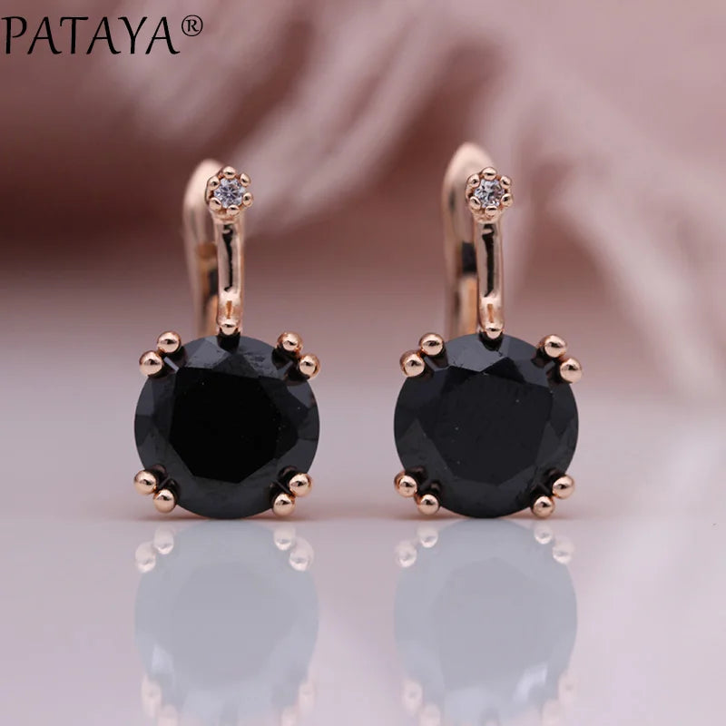 Blue Cubic Zirconia Drop Earrings