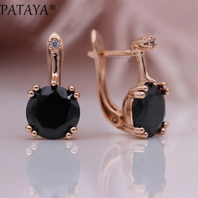 Blue Cubic Zirconia Drop Earrings
