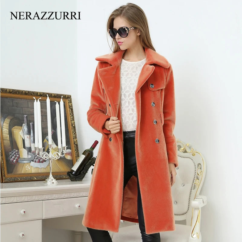 Classic Slim Fit Double Breasted Trench Coat For Women