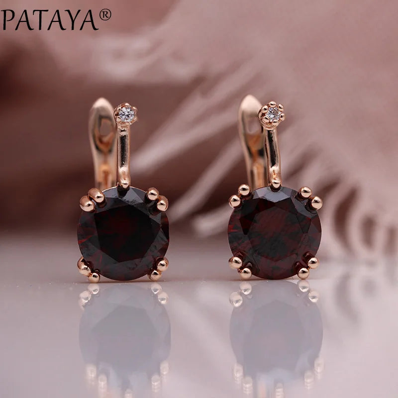 Blue Cubic Zirconia Drop Earrings