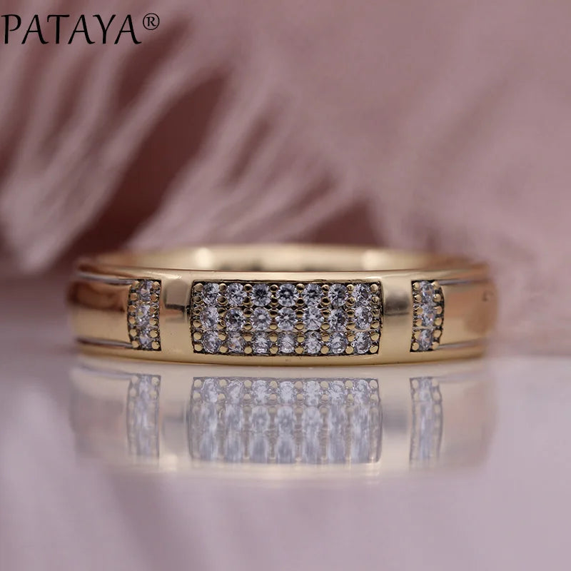 Rose Gold Tone Cubic Zirconia Ring
