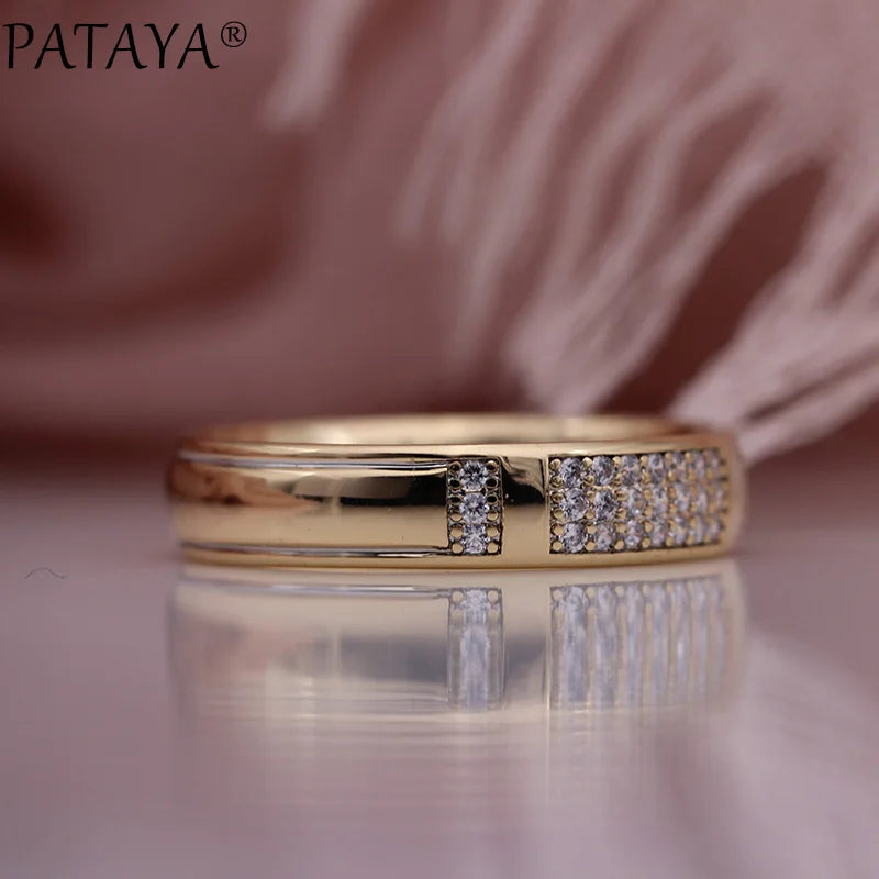 Rose Gold Tone Cubic Zirconia Ring