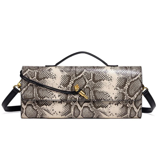 2025 Women's New Waterproof Evening Shoulder Bag with Lock Strap and Two Handles/Closures for Beach Use and Christmas Fashion