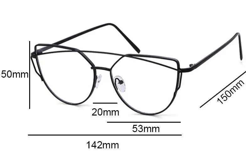 Cat Eye Anti Blue Light Prescription Glasses for Women