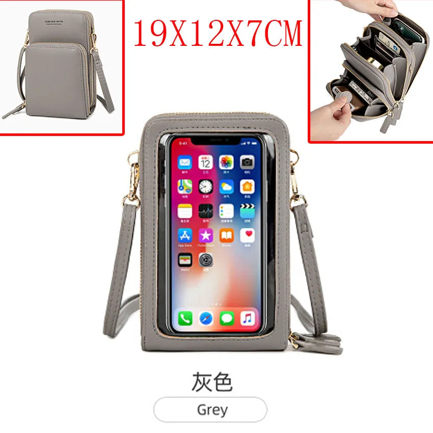 Colorful Phone Bag With Card Holder For Women Daily Use