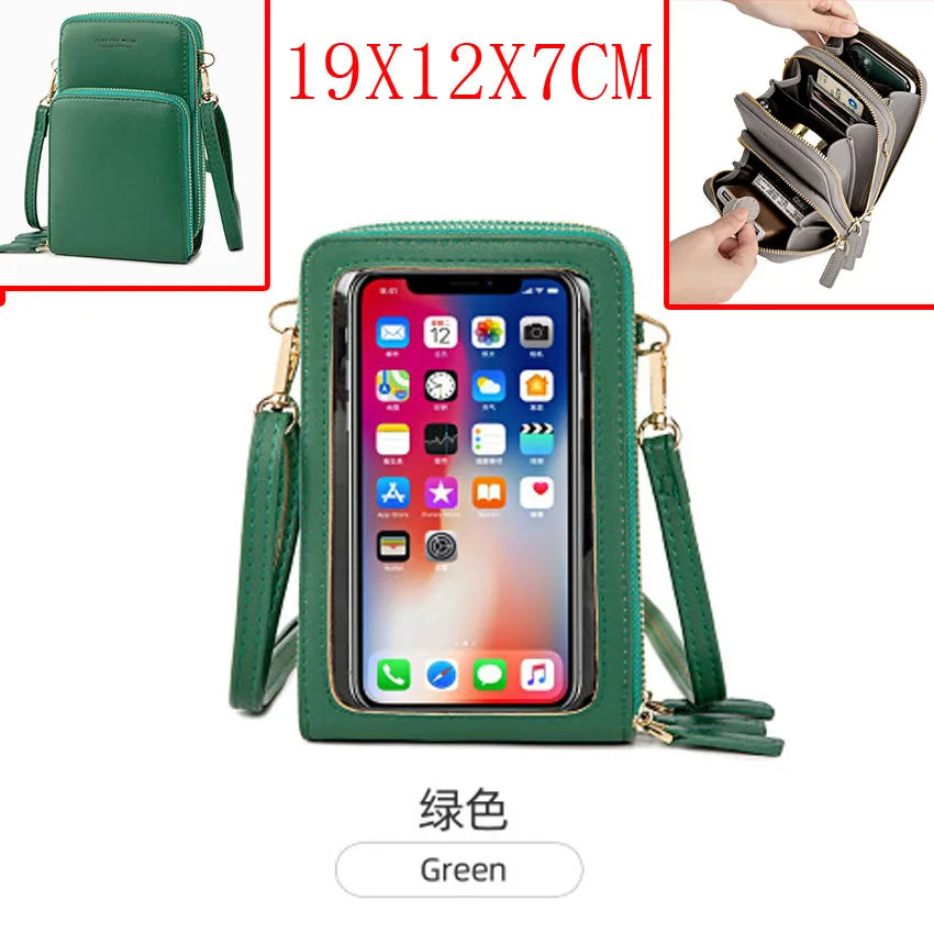 Colorful Phone Bag With Card Holder For Women Daily Use