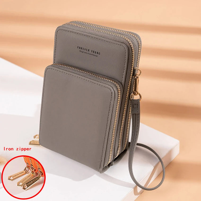 Colorful Phone Bag With Card Holder For Women Daily Use