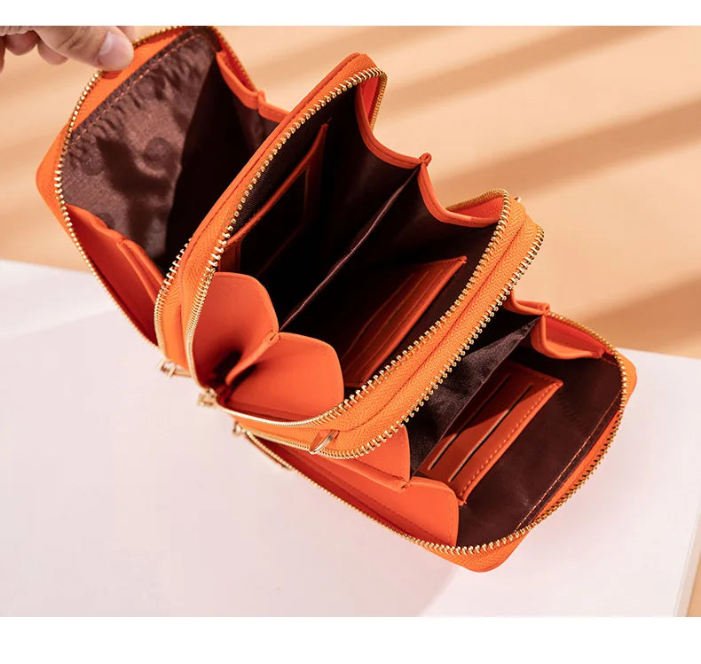 Colorful Phone Bag With Card Holder For Women Daily Use