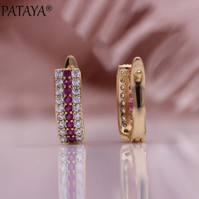 Blue Cubic Zirconia Drop Earrings
