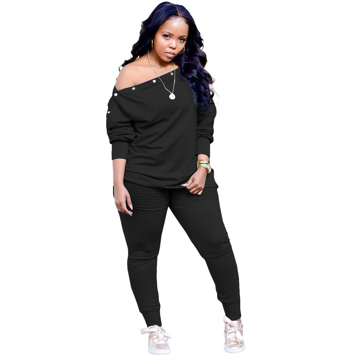 Plus Size Cozy Knit Set