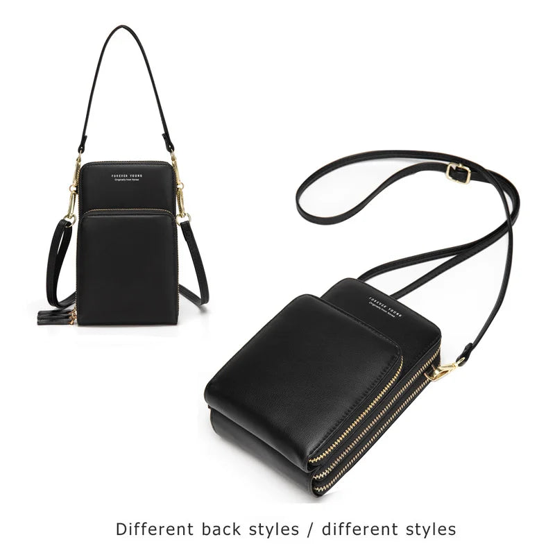 Colorful Phone Bag With Card Holder For Women Daily Use
