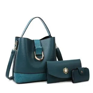 2024 New Fashion Four Piece Set Mother Bag Hand Held Water Bucket Bag Multi Piece Set Bag for Woman