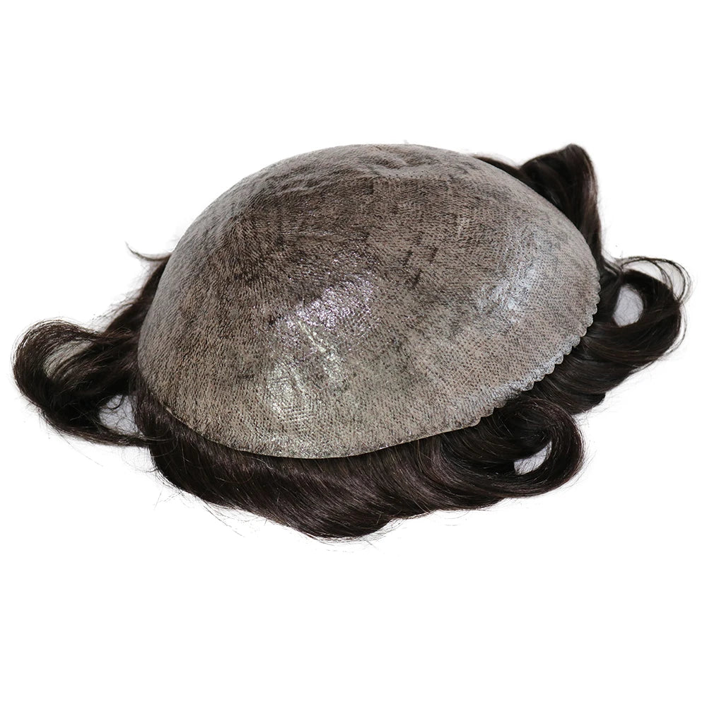 Natural Hair Toupee With Undetectable Full Skin Base for Women